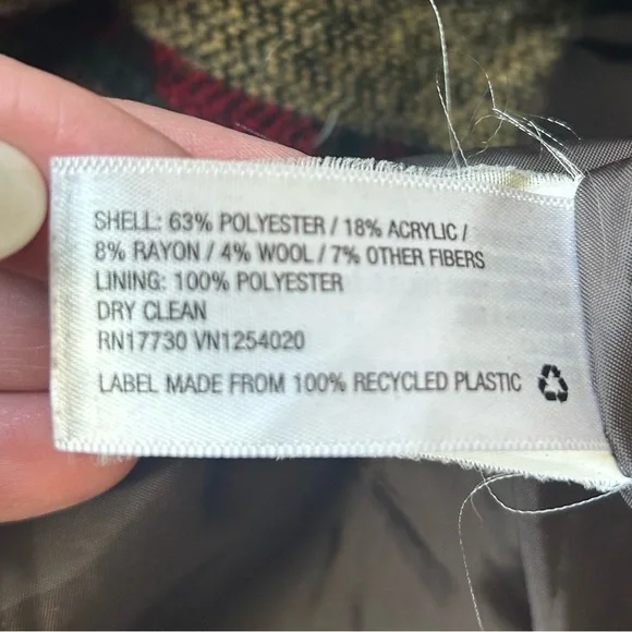 Mossimo Supply Co. Trench Style Coat with Geometric Print - Picture 7 of 10